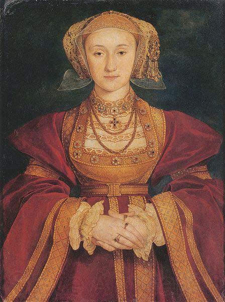 Hans holbein the younger Portrait of Anne of Cleves, Norge oil painting art